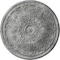 Ekena Millwork Bordeaux Ceiling Medallion (Canopies up to 3 1/4"), 22 5/8"OD x 1 3/4"P, Ultra Pure White Crackle CM22BOUWC - alternate 1